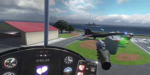 Oculus Quest game "Flight Simulator 2 VR" Ultrawings 2 VR Ultrawings 2 Oculus Meta Quest VR game