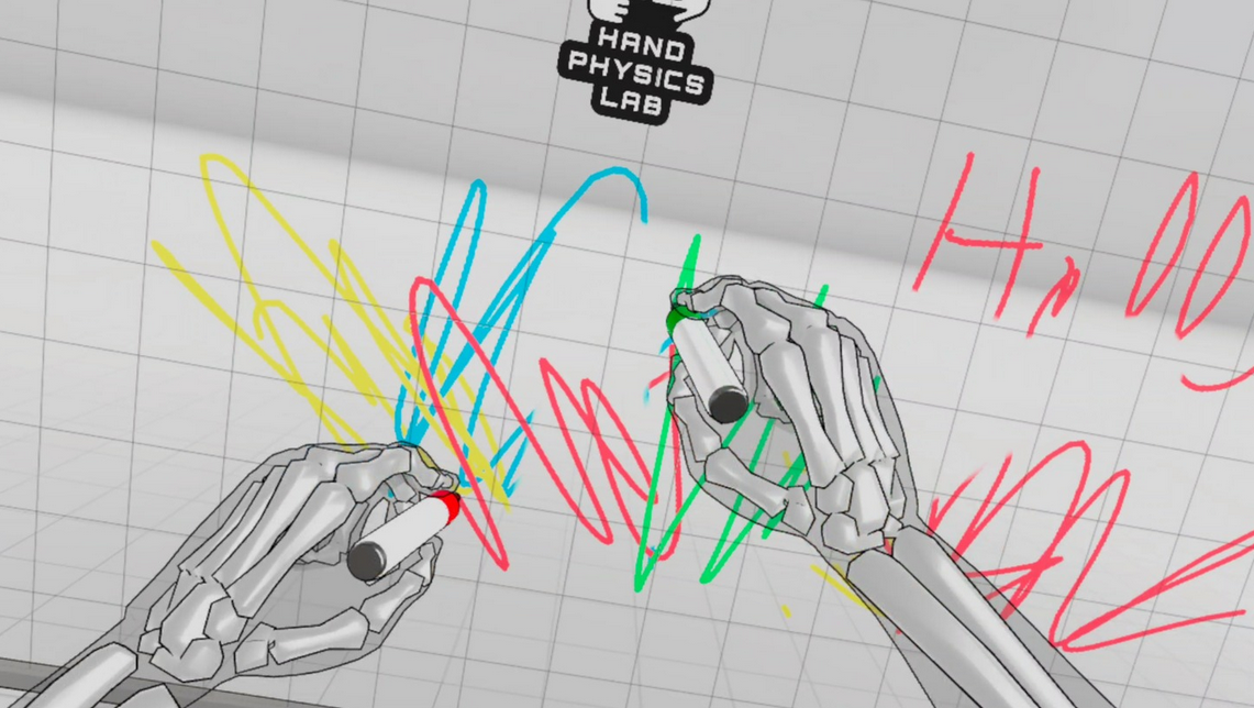 Oculus Quest game "Hand Physics Lab" Hand Physics Lab Oculus Meta Quest VR game