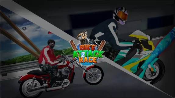 Oculus Quest 游戏《暴力摩托VR》Bike Attack Race – Bike Racing Game Bike Attack Race–Bike Racing VR Oculus Meta Quest racing game