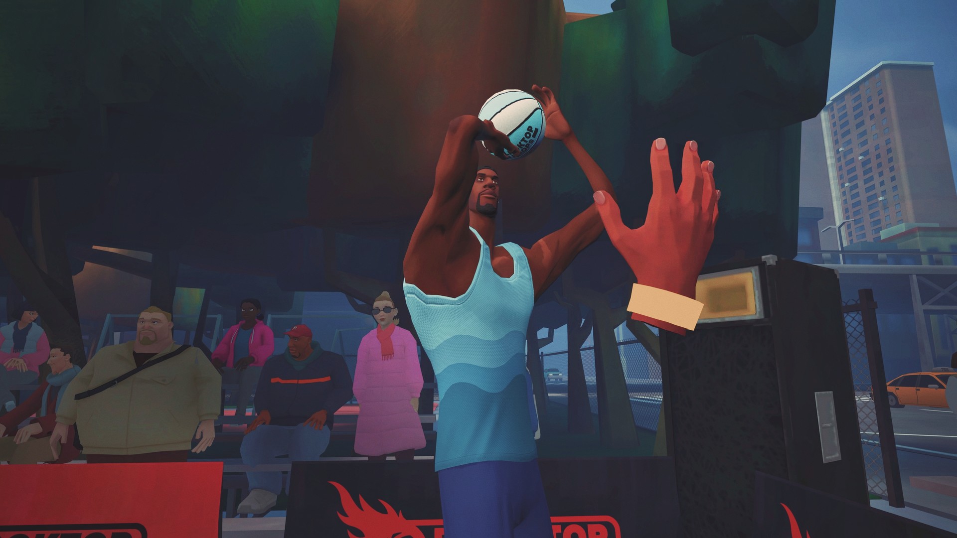 Oculus Quest game Blacktop Hoops VR Blacktop Hoops Oculus Meta Quest VR game