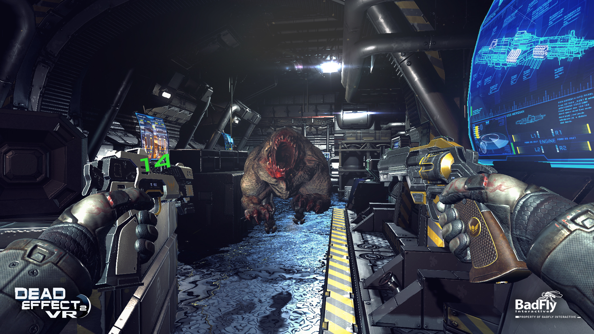 Oculus Quest game "Dead Effect 2" VR Dead Effect 2 Oculus Meta Quest VR game