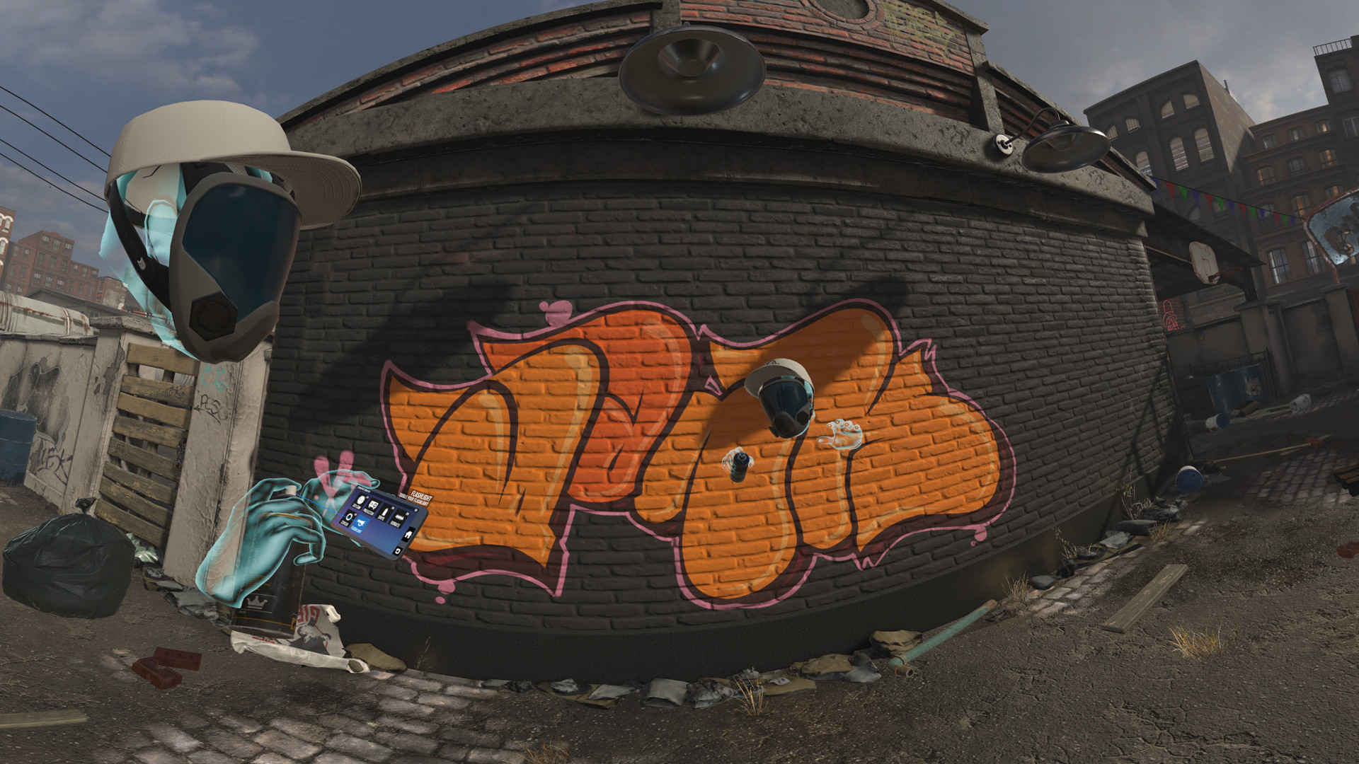 Oculus Quest game "Kingspray Graffiti" Kingspray Graffiti Oculus Meta Quest VR game