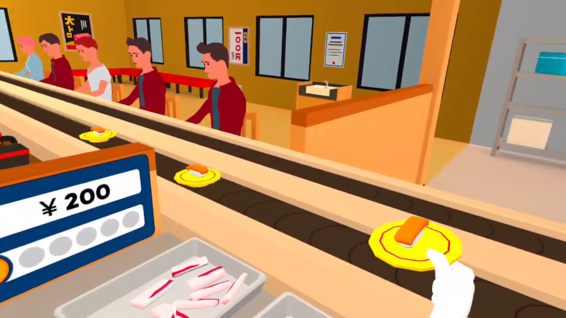 Oculus Quest 游戏《Kaiten Sushi VR》传送带寿司 Kaiten Sushi VR Oculus Meta Quest game
