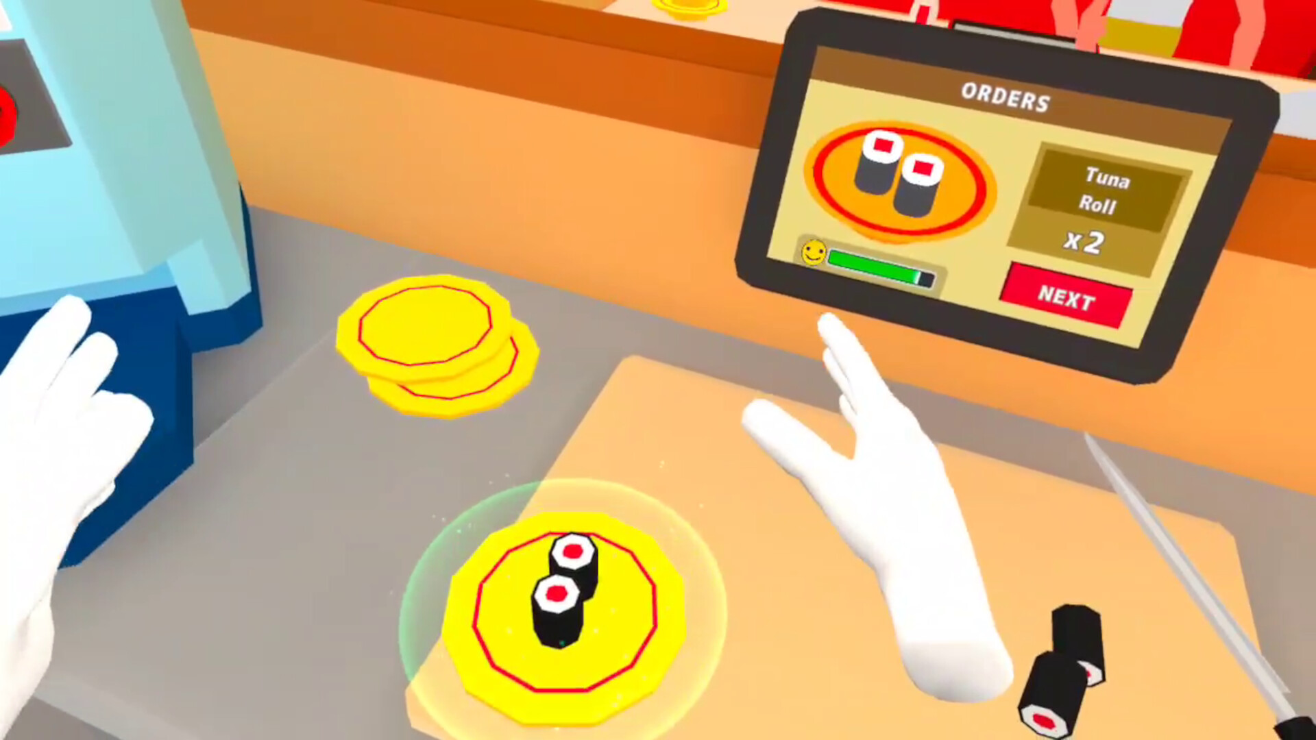 Oculus Quest 游戏《Kaiten Sushi VR》传送带寿司 Kaiten Sushi VR Oculus Meta Quest game