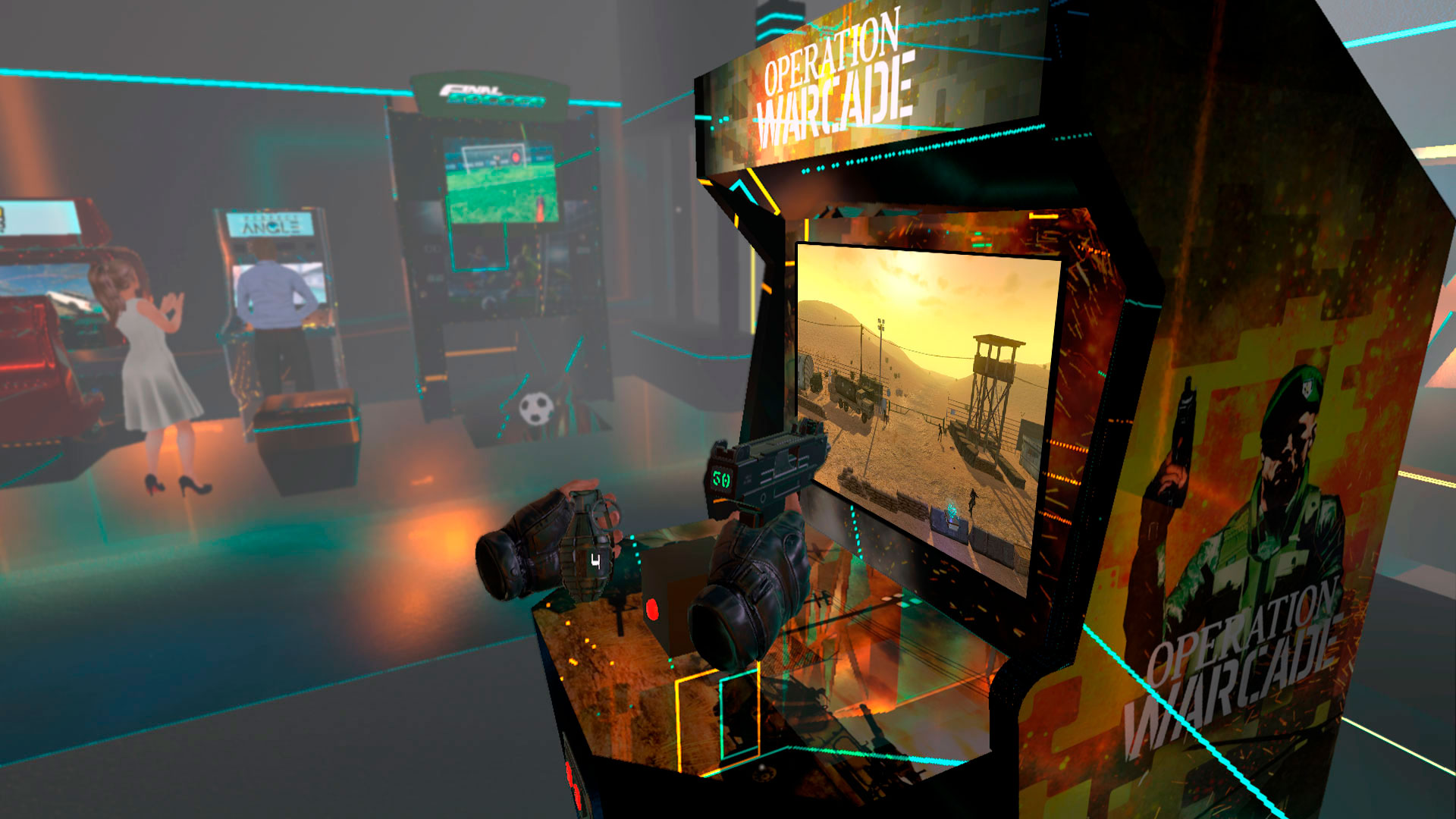 Oculus Quest game Operation Warcade VR Operation Warcade VR Oculus Meta Quest all-in-one shooting game