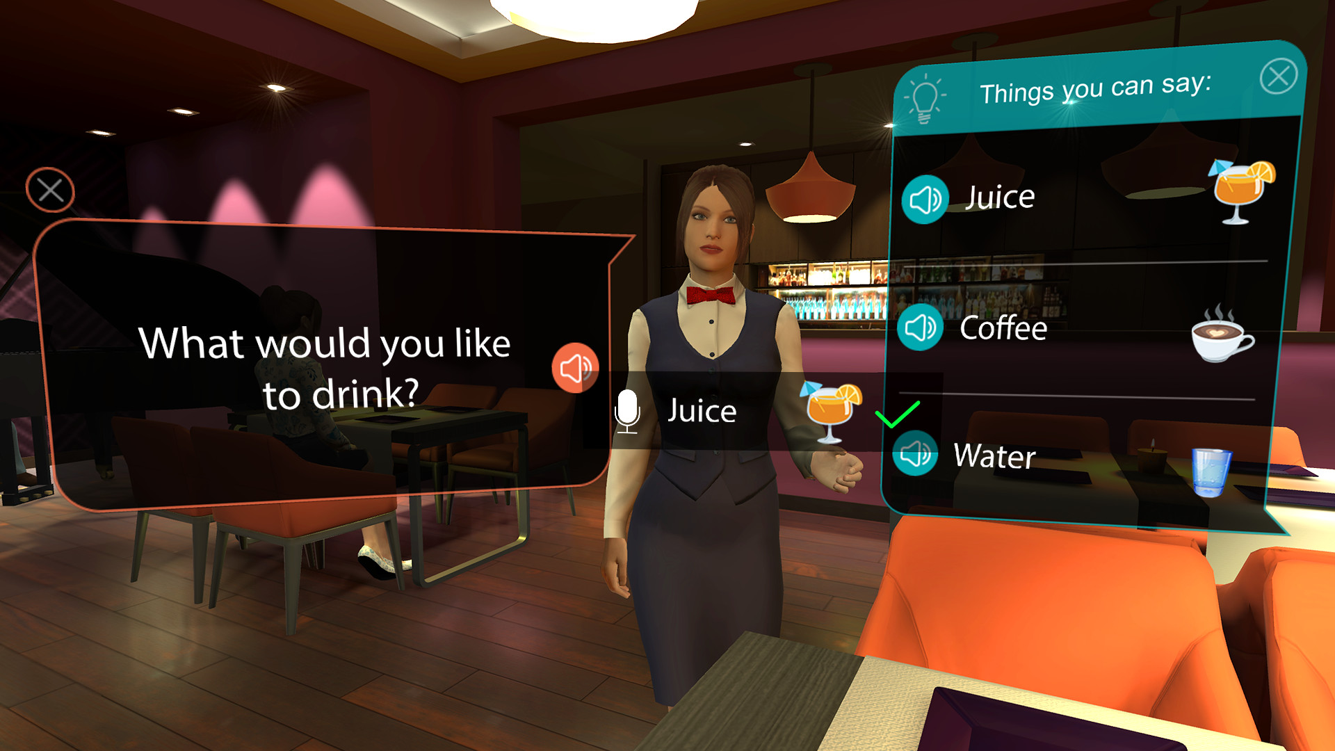 Oculus Quest 游戏《在 VR 中学习语言》Mondly – Practice Languages in VR Mondly–Practice Languages VR Oculus Meta Quest game
