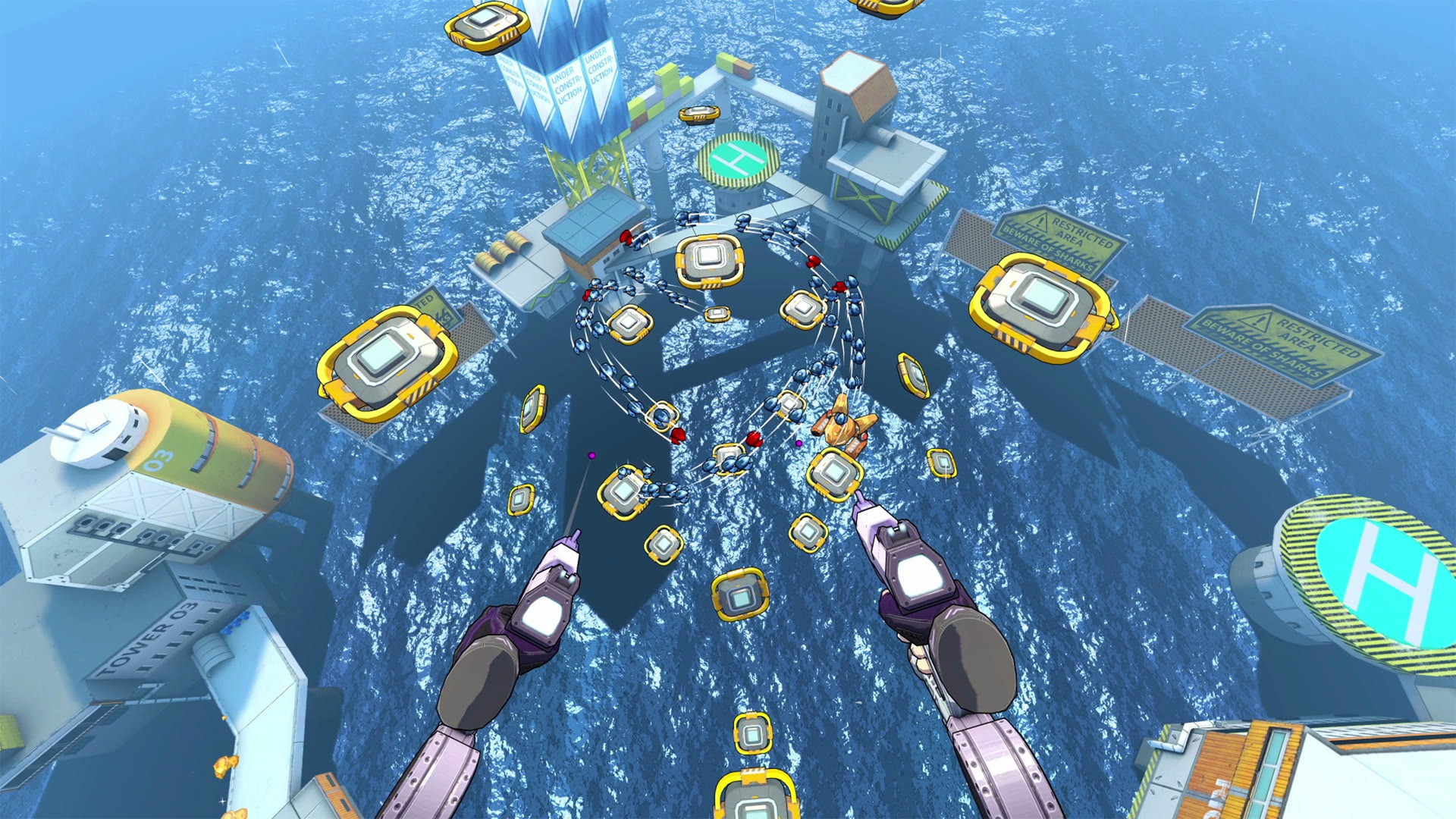 Oculus Quest 游戏《蜂潮危机》Swarm VR SWARM Oculus Meta Quest VR game