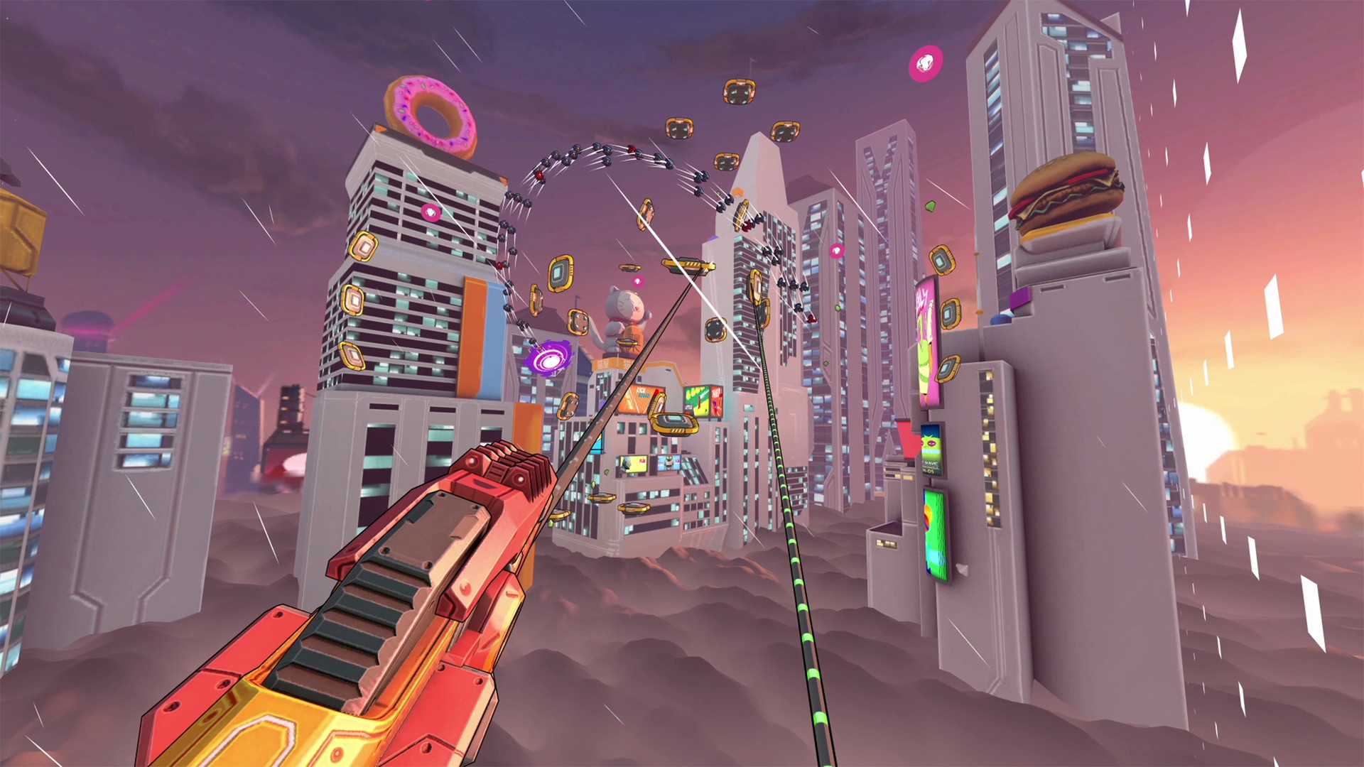 Oculus Quest 游戏《蜂潮危机》Swarm VR SWARM Oculus Meta Quest VR game