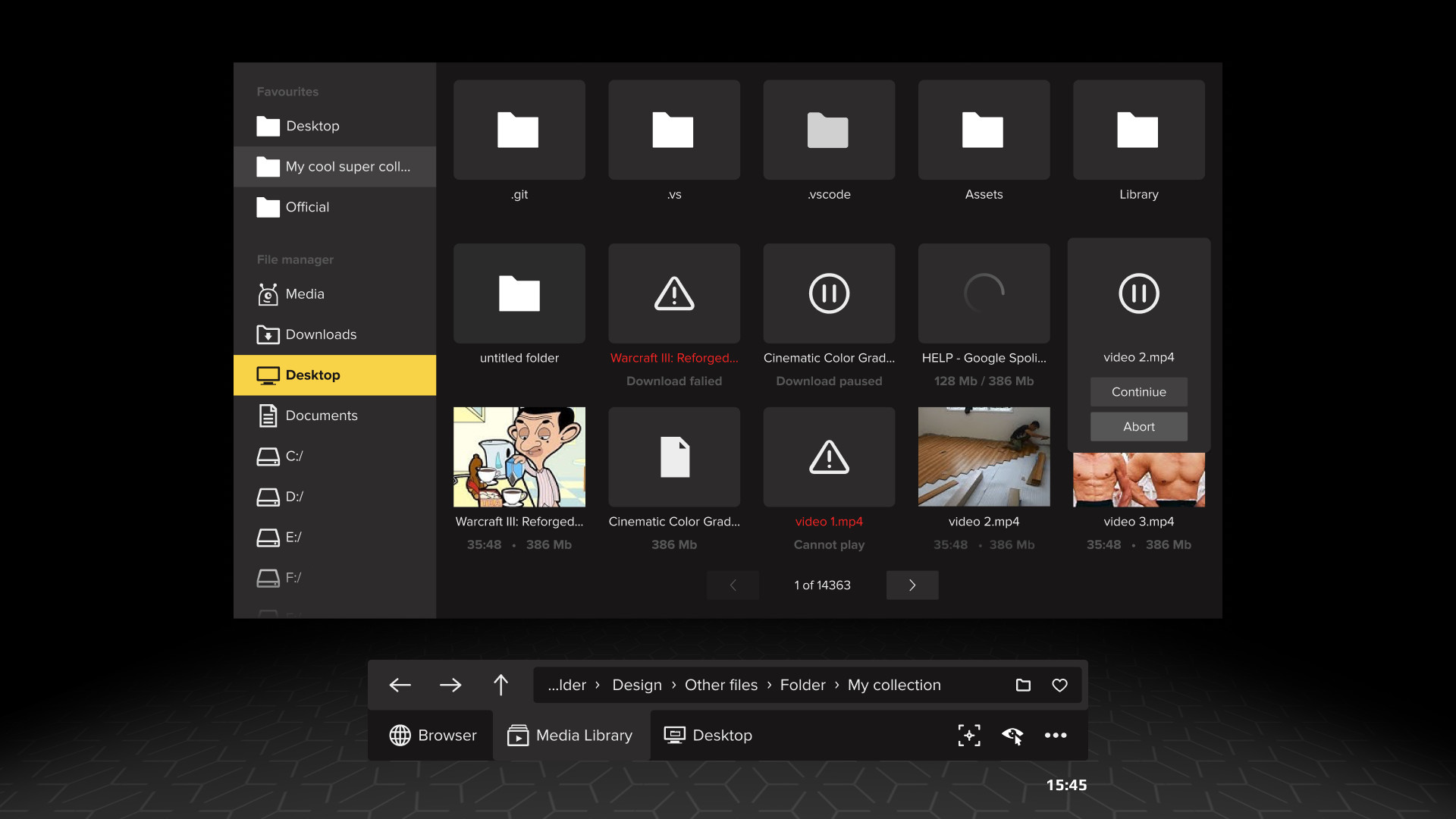 Oculus Quest 游戏《媒体播放器》GizmoVR Video Player Gizmo VR Video Player VR Oculus Meta Quest all-in-one media player