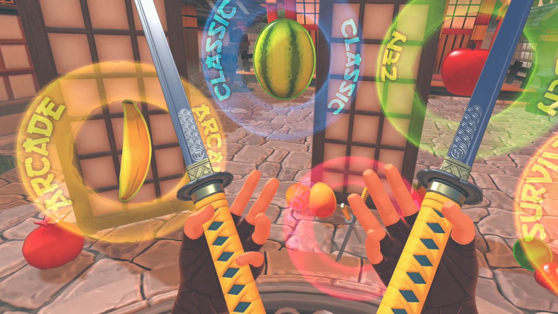 Meta Quest game Fruit Ninja VR Fruit Ninja VR Oculus Meta Quest all-in-one fighting game