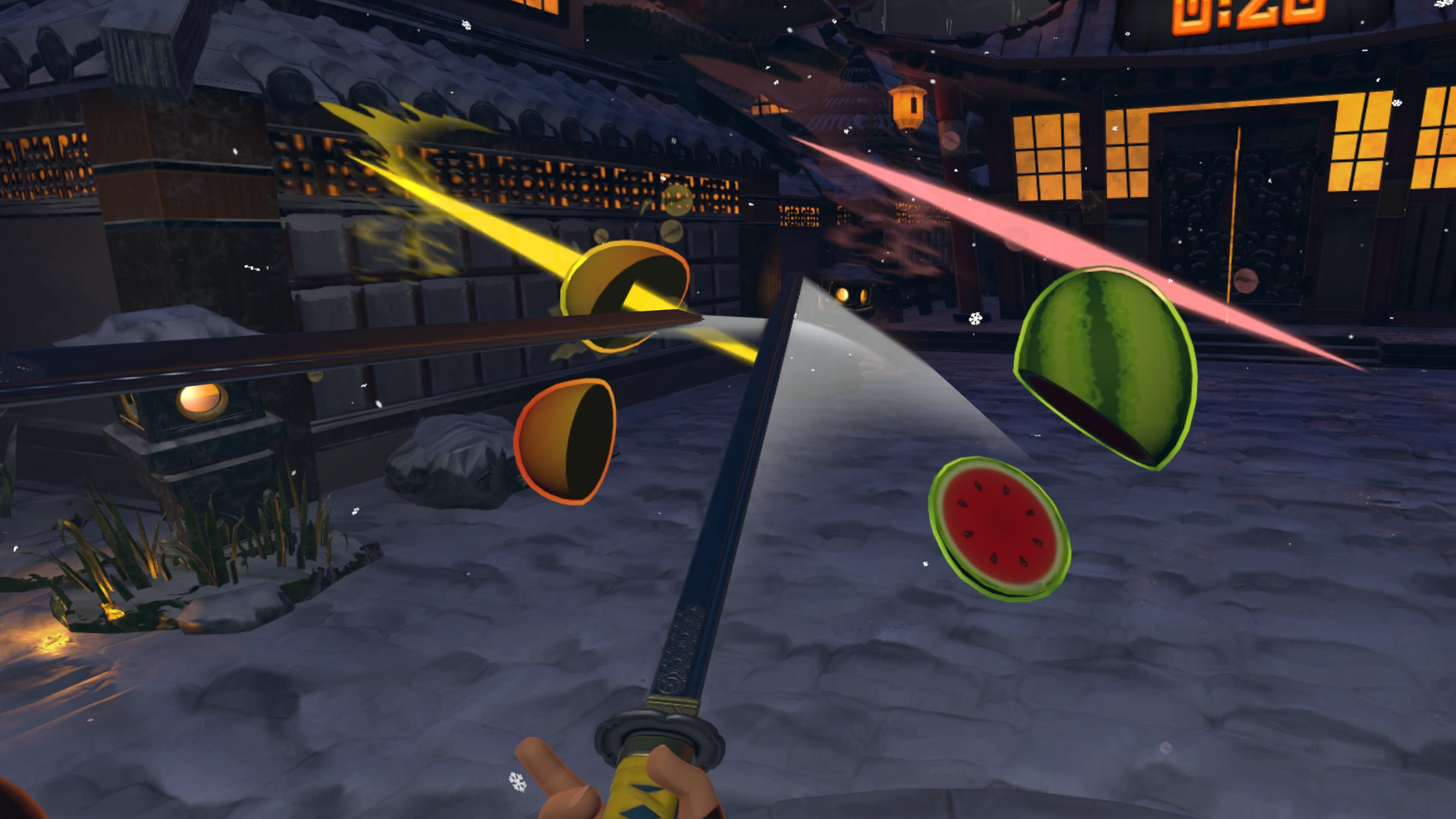 Meta Quest game Fruit Ninja VR Fruit Ninja VR Oculus Meta Quest all-in-one fighting game