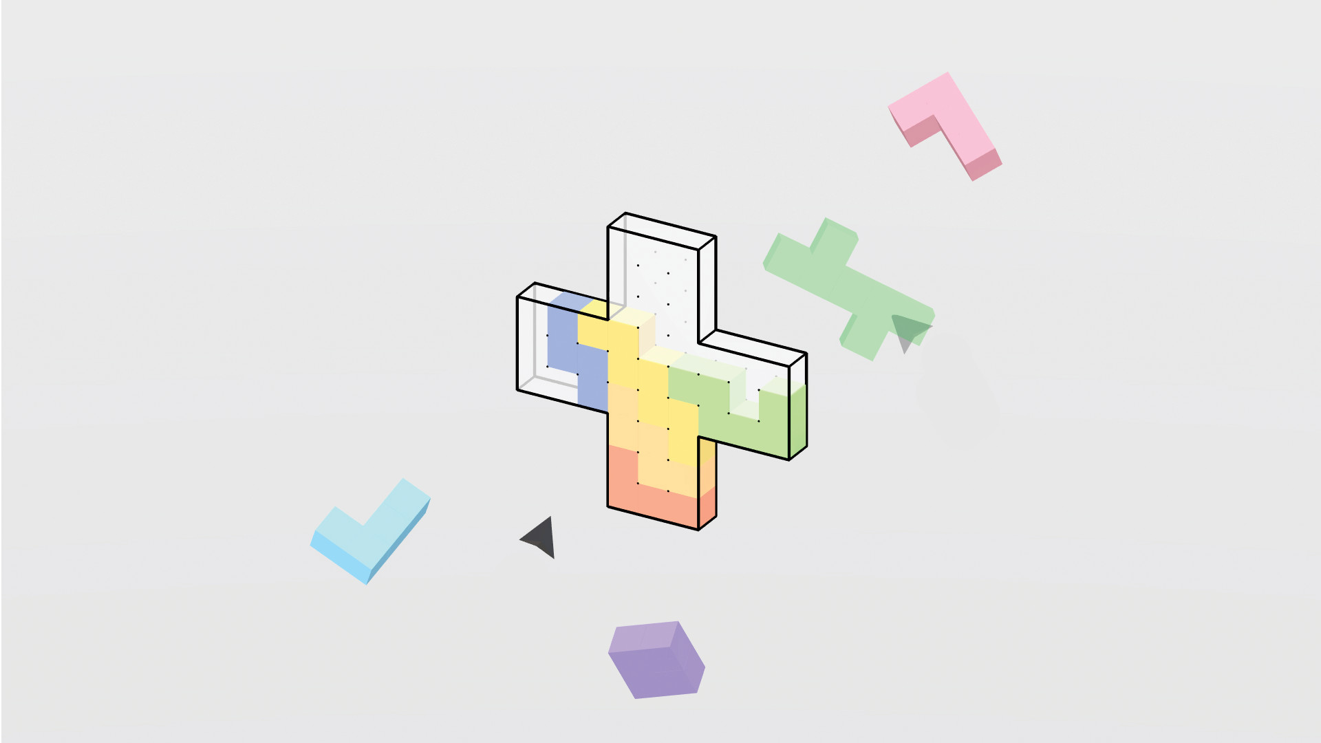 Oculus Quest 游戏《方块主义》Cubism Cubism Oculus Quest puzzle game