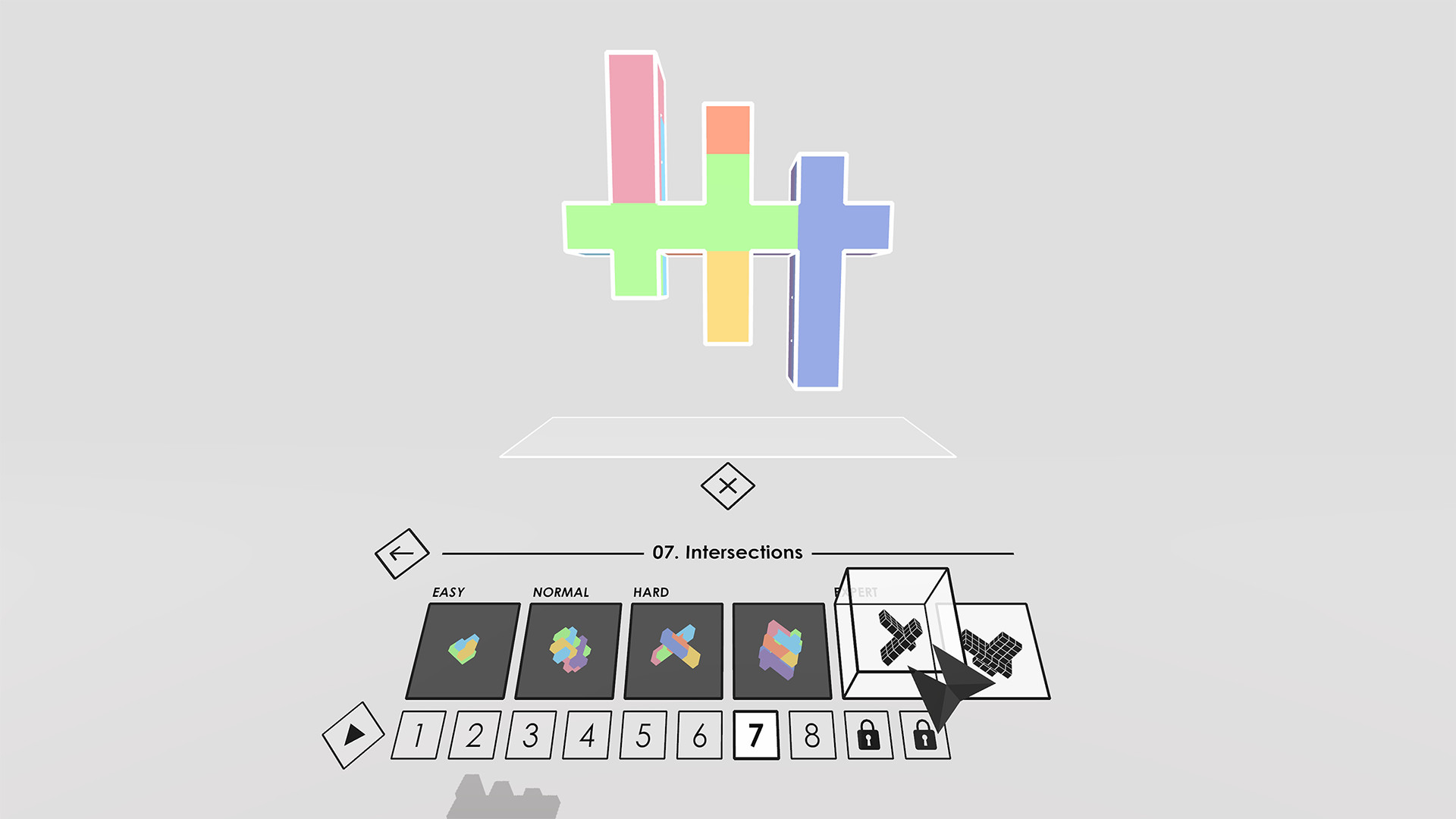 Oculus Quest 游戏《方块主义》Cubism Cubism Oculus Quest puzzle game
