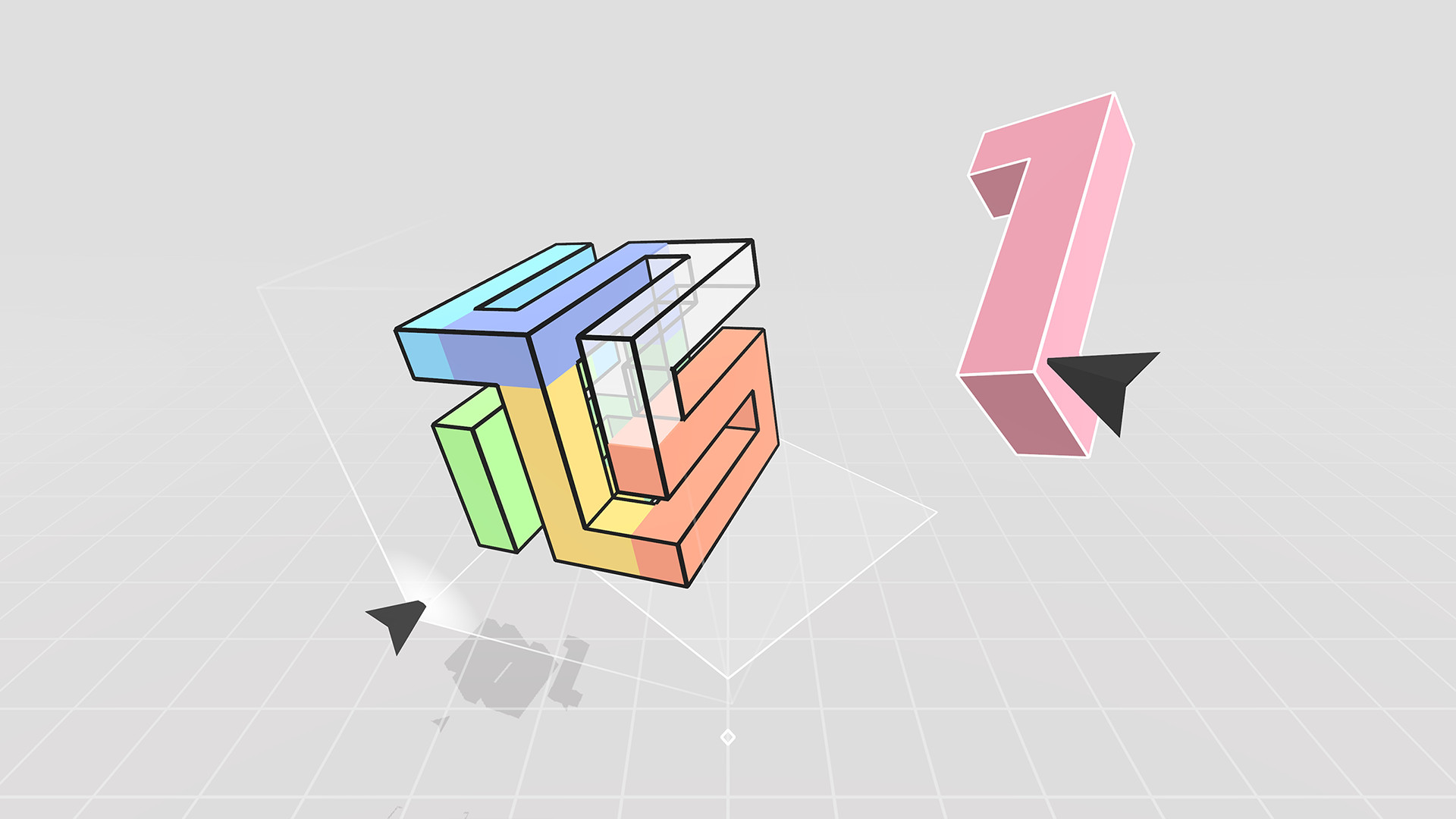 Oculus Quest 游戏《方块主义》Cubism Cubism Oculus Quest puzzle game