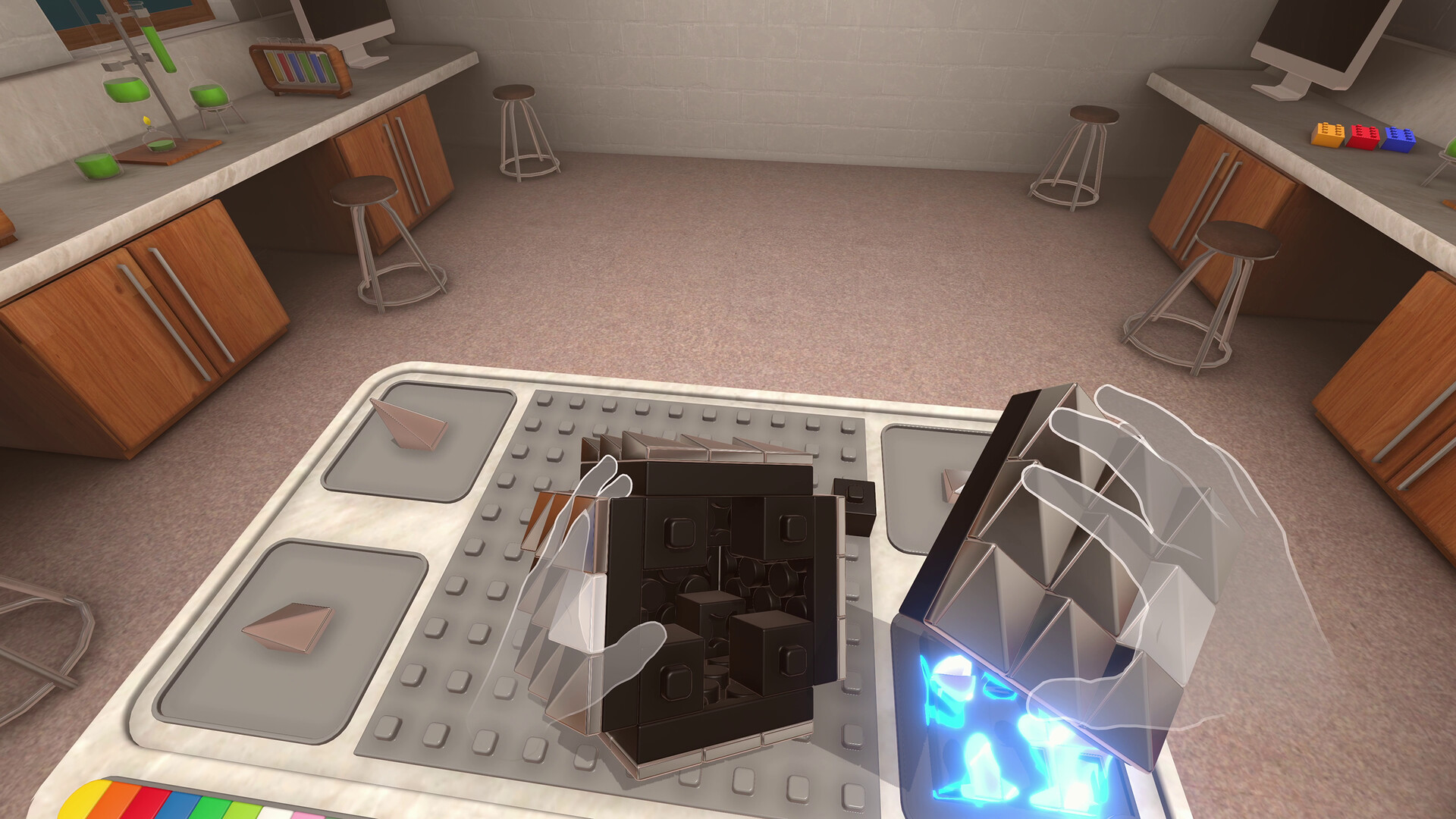 Oculus Quest 游戏《积木厂》Blockworks Blockworks VR Oculus Meta Quest all-in-one puzzle game