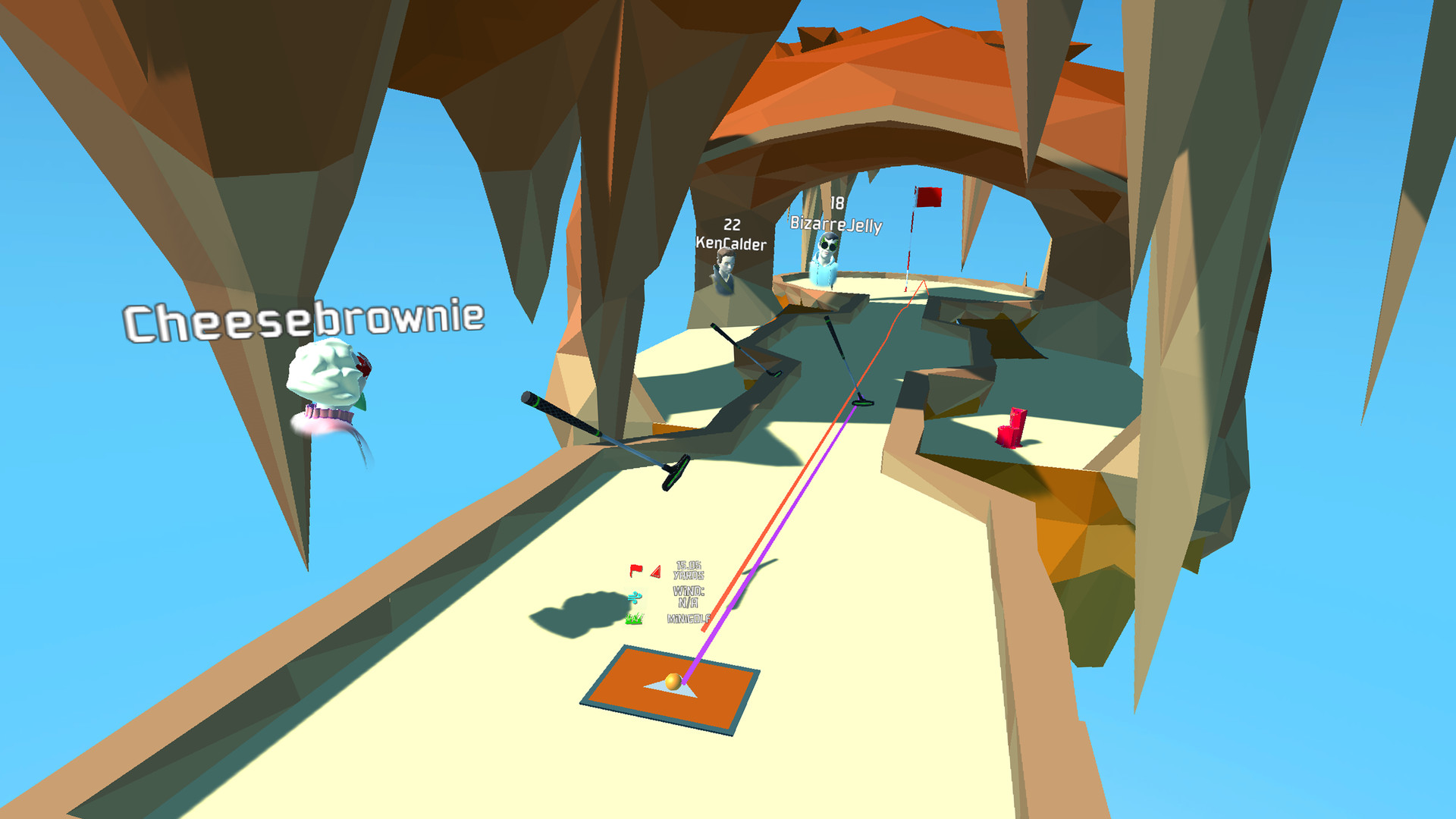 Oculus Quest游戏《云大陆~迷你高尔夫》Cloudlands 2 Cloudlands 2-Mini Golf VR Oculus Meta Quest all-in-one sports game