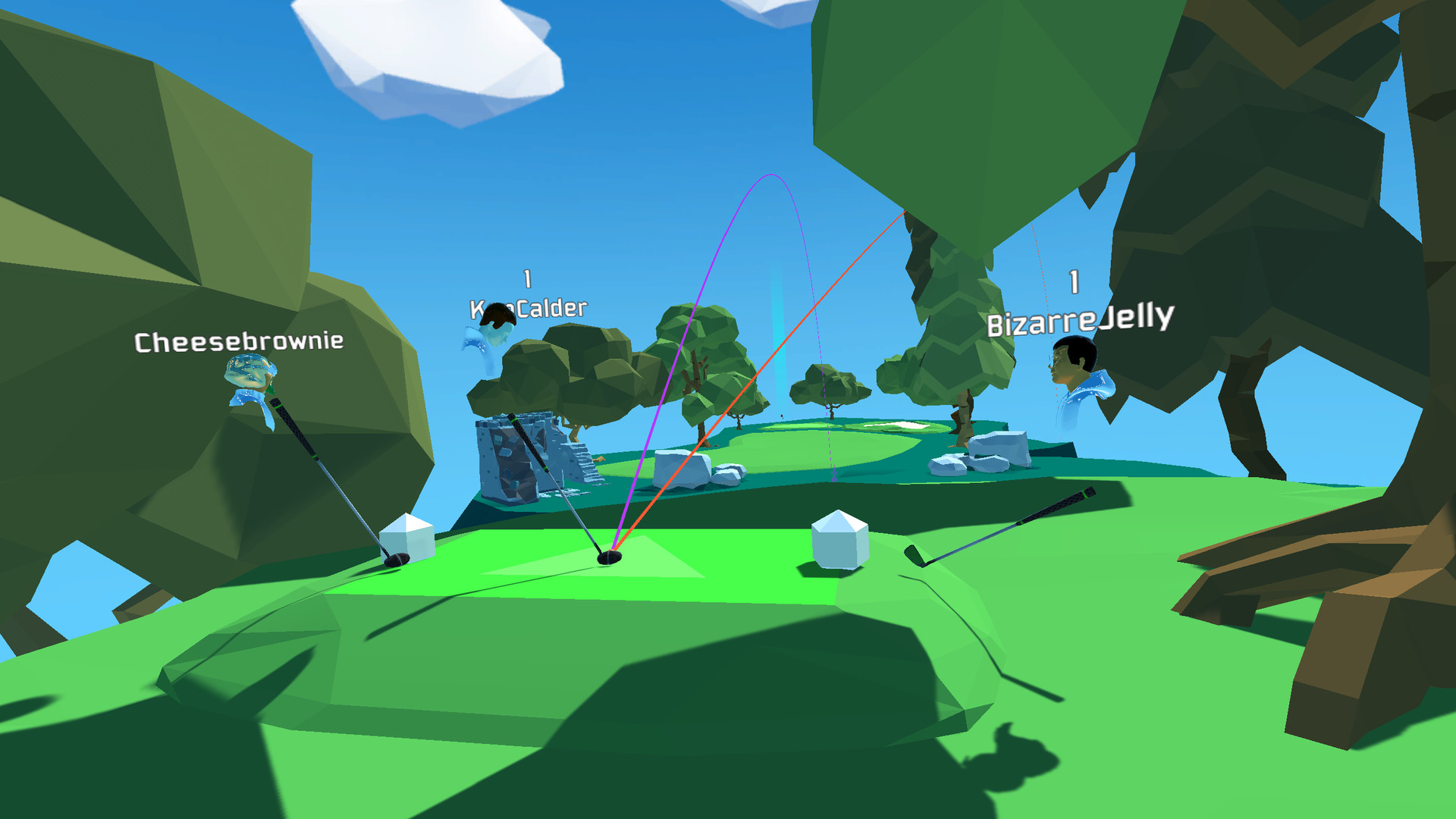 Oculus Quest游戏《云大陆~迷你高尔夫》Cloudlands 2 Cloudlands 2-Mini Golf VR Oculus Meta Quest all-in-one sports game