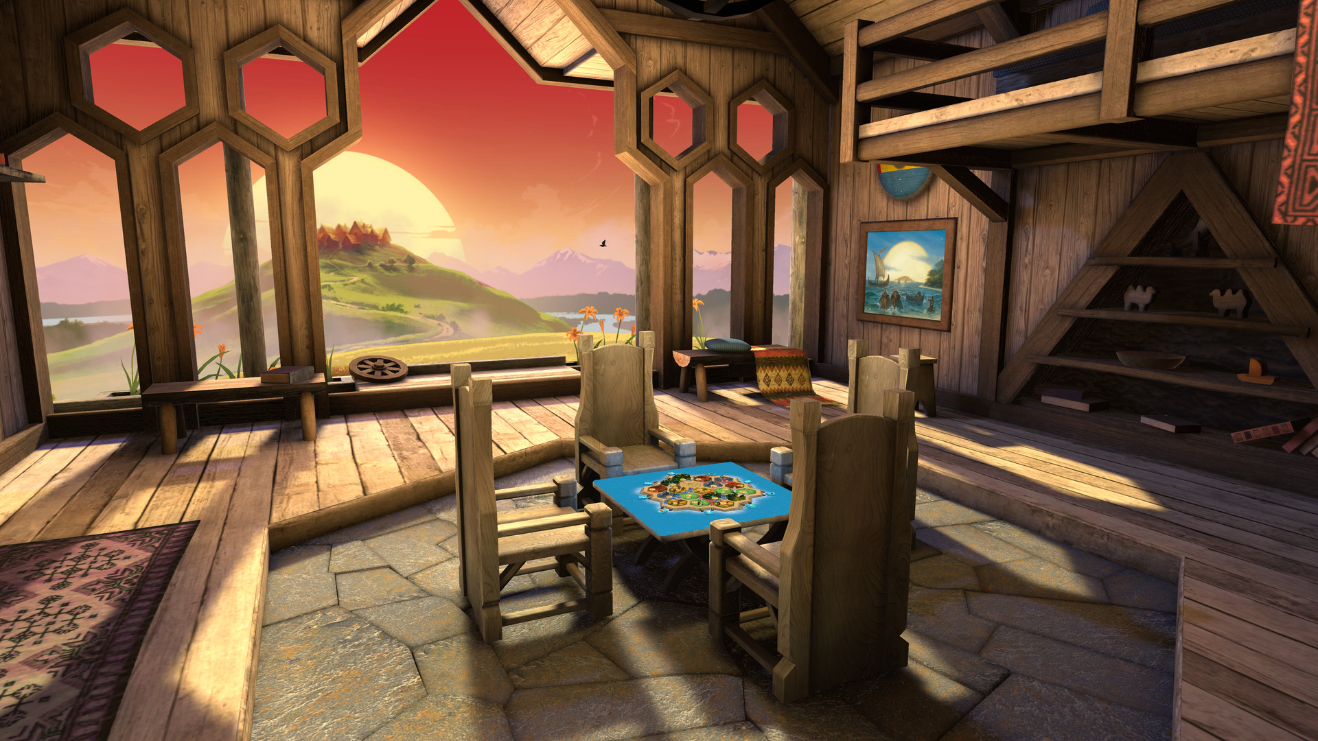 Oculus Quest 游戏《卡坦岛VR》Catan VR Catan VR Catan VR Oculus Meta Quest all-in-one puzzle game