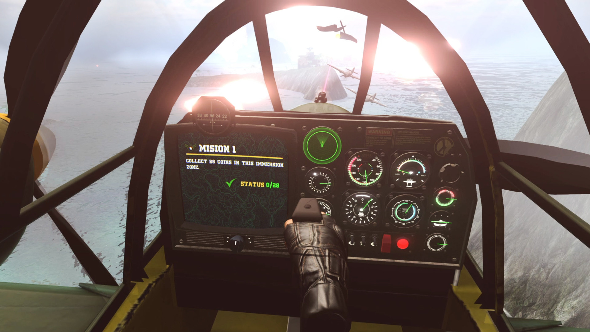 Oculus Quest game "Flying Fortress" 1976 Back To Midway 1976 Back to Midway Oculus Meta Quest VR game