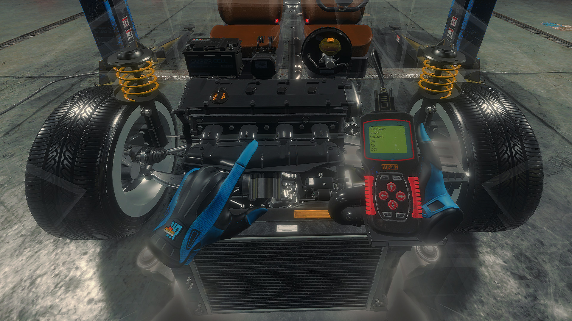 Oculus Quest 游戏《汽车修理工模拟器》Car Mechanic Simulator VR Car Mechanic Simulator VR Oculus Meta Quest all-in-one racing game