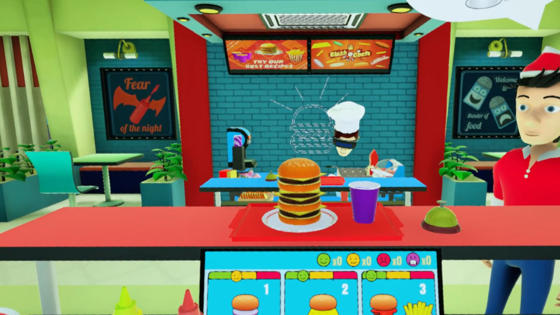 Oculus Quest 游戏《模拟烹饪VR》Clash of Chefs VR Clash of Chefs VR Oculus Meta Quest all-in-one simulation game