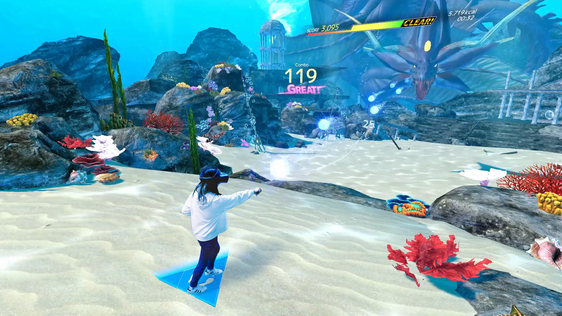 Oculus Quest 游戏《爆炸节拍》Blast Beat Blast Beat VR Oculus Meta Quest all-in-one action game