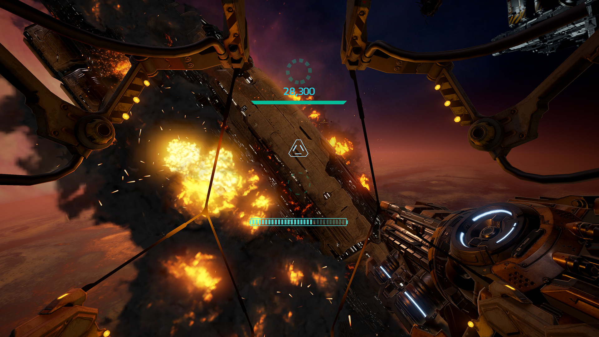 Oculus Quest 游戏《炮塔枪机》Gunjack VR Gunjack VR Oculus Meta Quest all-in-one shooting game