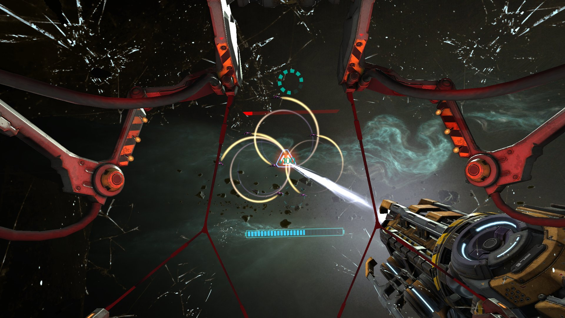 Oculus Quest 游戏《炮塔枪机》Gunjack VR Gunjack VR Oculus Meta Quest all-in-one shooting game