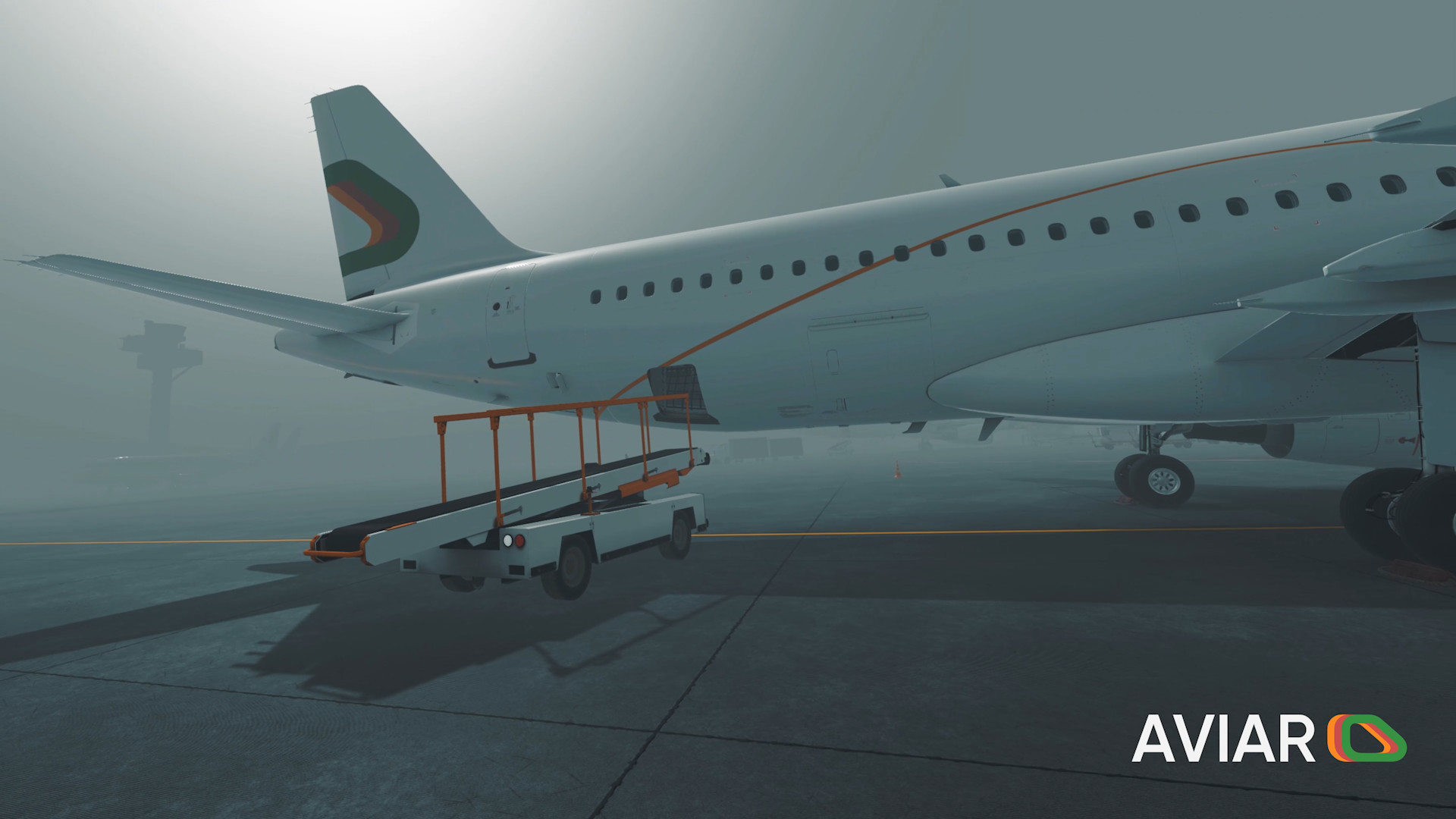 Oculus Quest game "Airport Ground Handling Simulator VR" Airport Ground Handling Simulator VR Airport Ground Handling Simulator VR Oculus Meta Quest all-in-one simulation game
