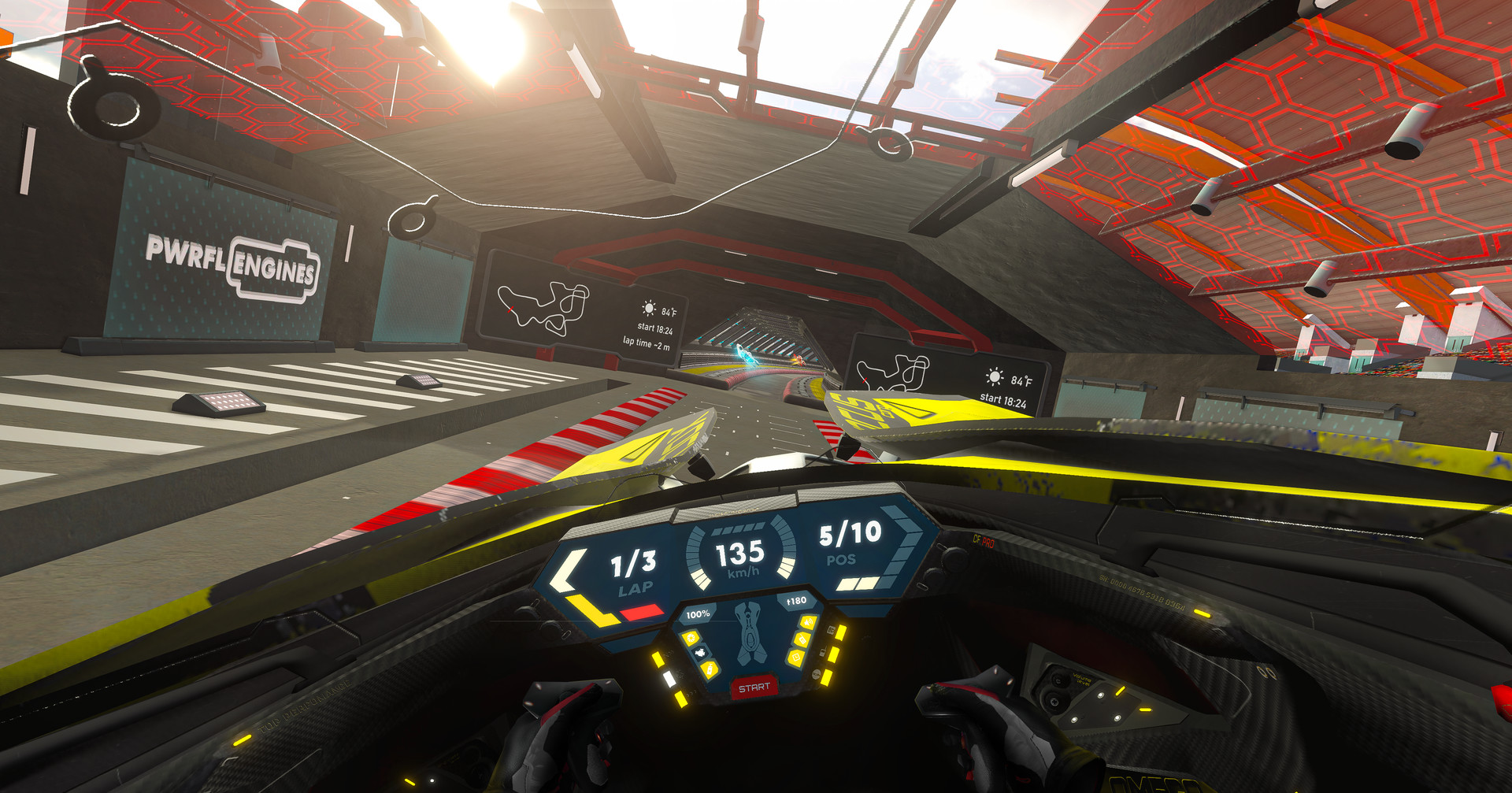 Meta Quest 游戏《欧米茄飞行员VR》Omega Pilot VR Omega Pilot VR Oculus Meta Quest racing game