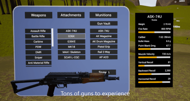 Oculus Quest 游戏《枪械世界》GunWorld VR GunWorld VR Oculus Meta Quest game