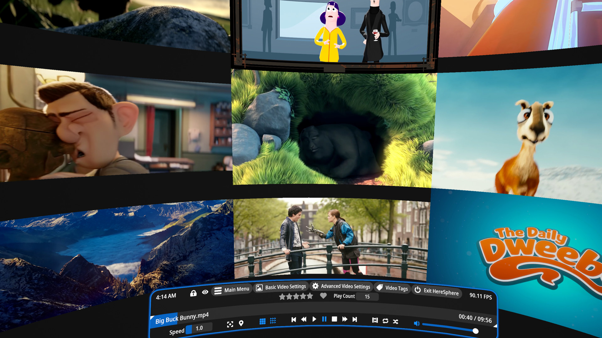 Meta Quest 游戏《H视频VR播放器》HereSphere VR Video Player HereSphere VR Video Player Oculus Meta Quest all-in-one version