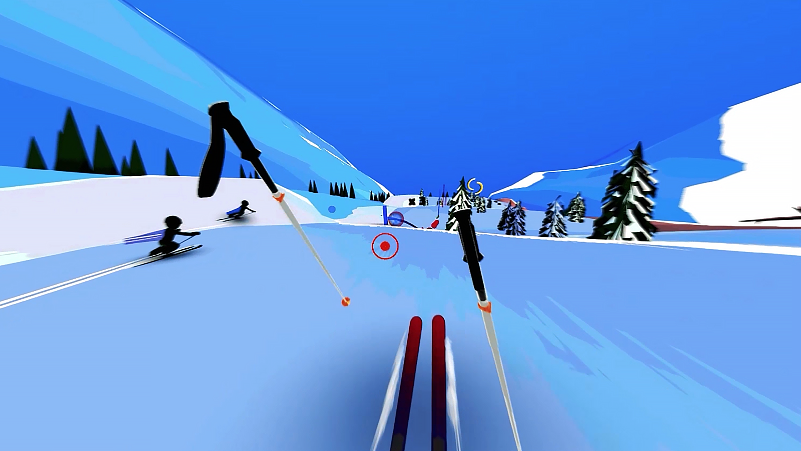 Oculus Quest 游戏《阿尔卑斯山滑雪》Descent Alps Descent Alps VR Oculus Meta Quest all-in-one sports game