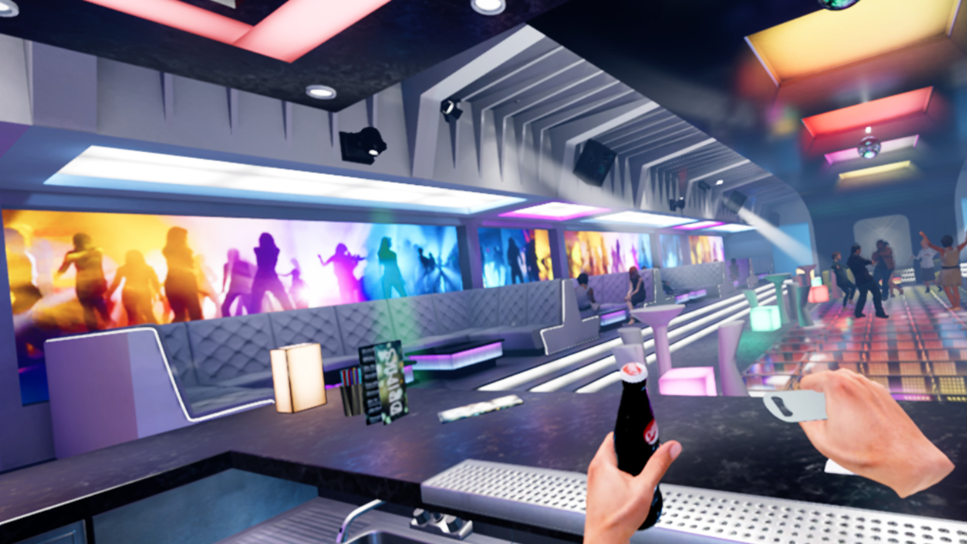 Meta Quest 游戏《调酒师 VR 模拟器》Bartender VR Simulator Bartender VR Oculus Meta Quest simulation game