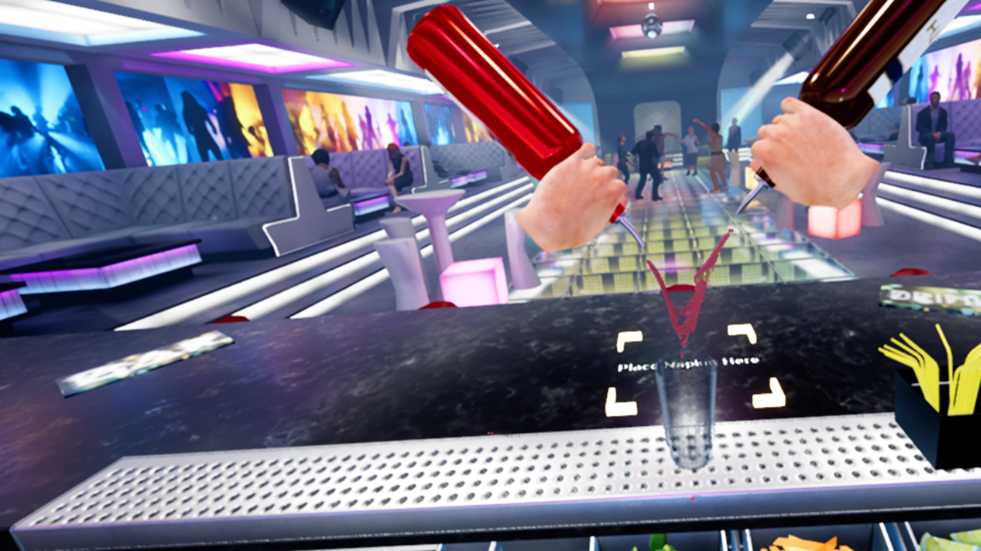 Meta Quest 游戏《调酒师 VR 模拟器》Bartender VR Simulator Bartender VR Oculus Meta Quest simulation game