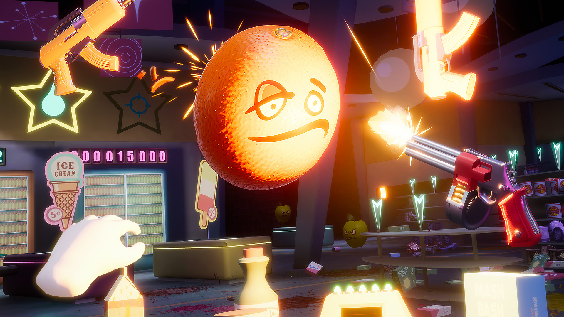 Oculus Quest 游戏《水果射击》Shooty Fruity Shooty Fruity Oculus Meta Quest VR game
