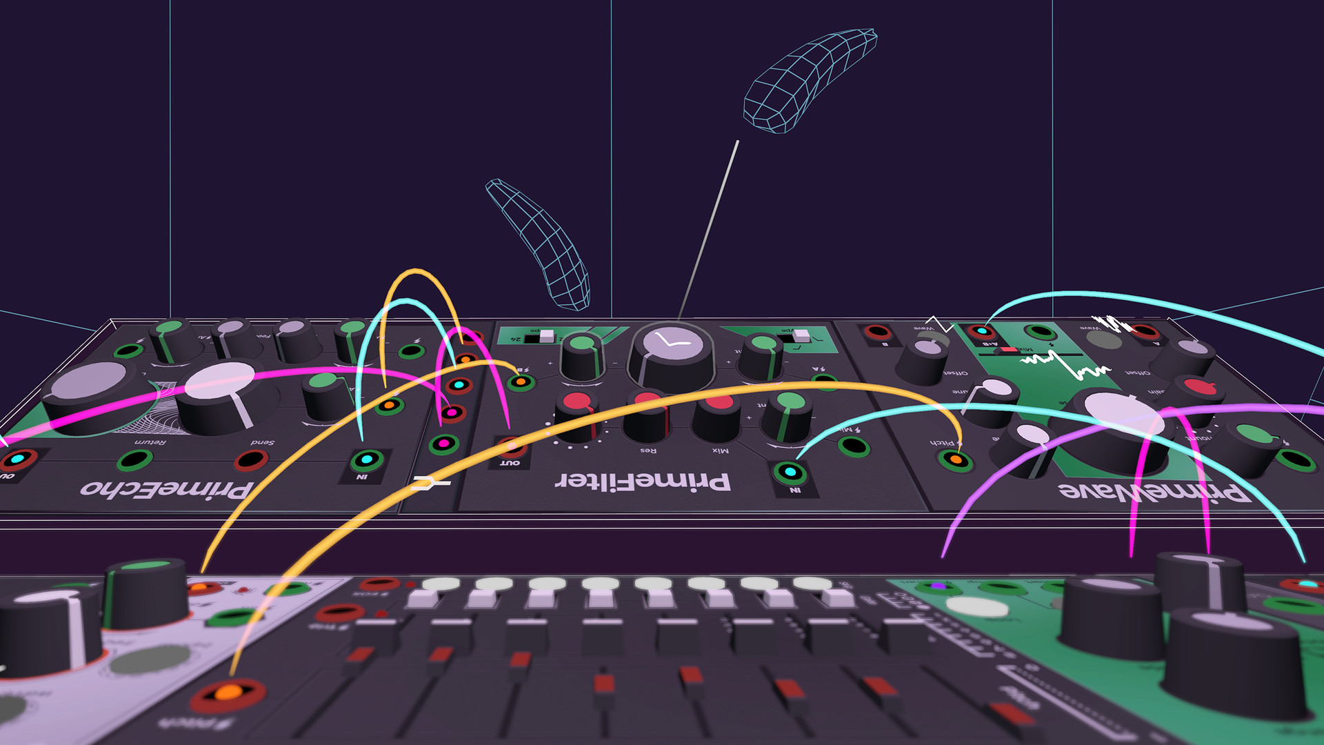 Oculus Quest 游戏《SynthVR for Oculus Quest》合成器VR SynthVR Oculus Meta Quest VR game