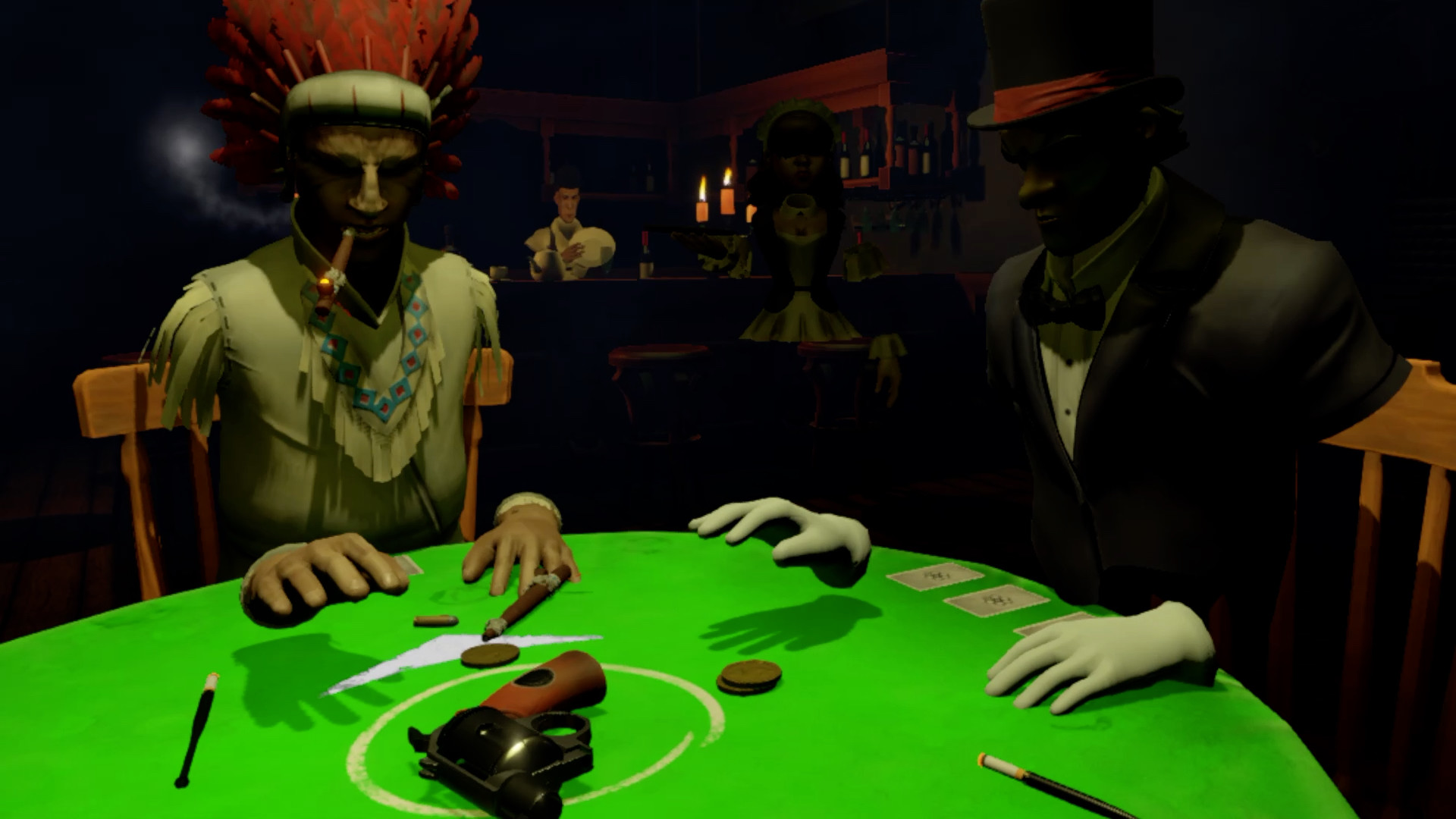 Oculus Quest 游戏《俄罗斯转盘 – 左轮轮盘》Bullet Roulette VR Bullet Roulette Revolver VR Oculus Meta Quest multiplayer game