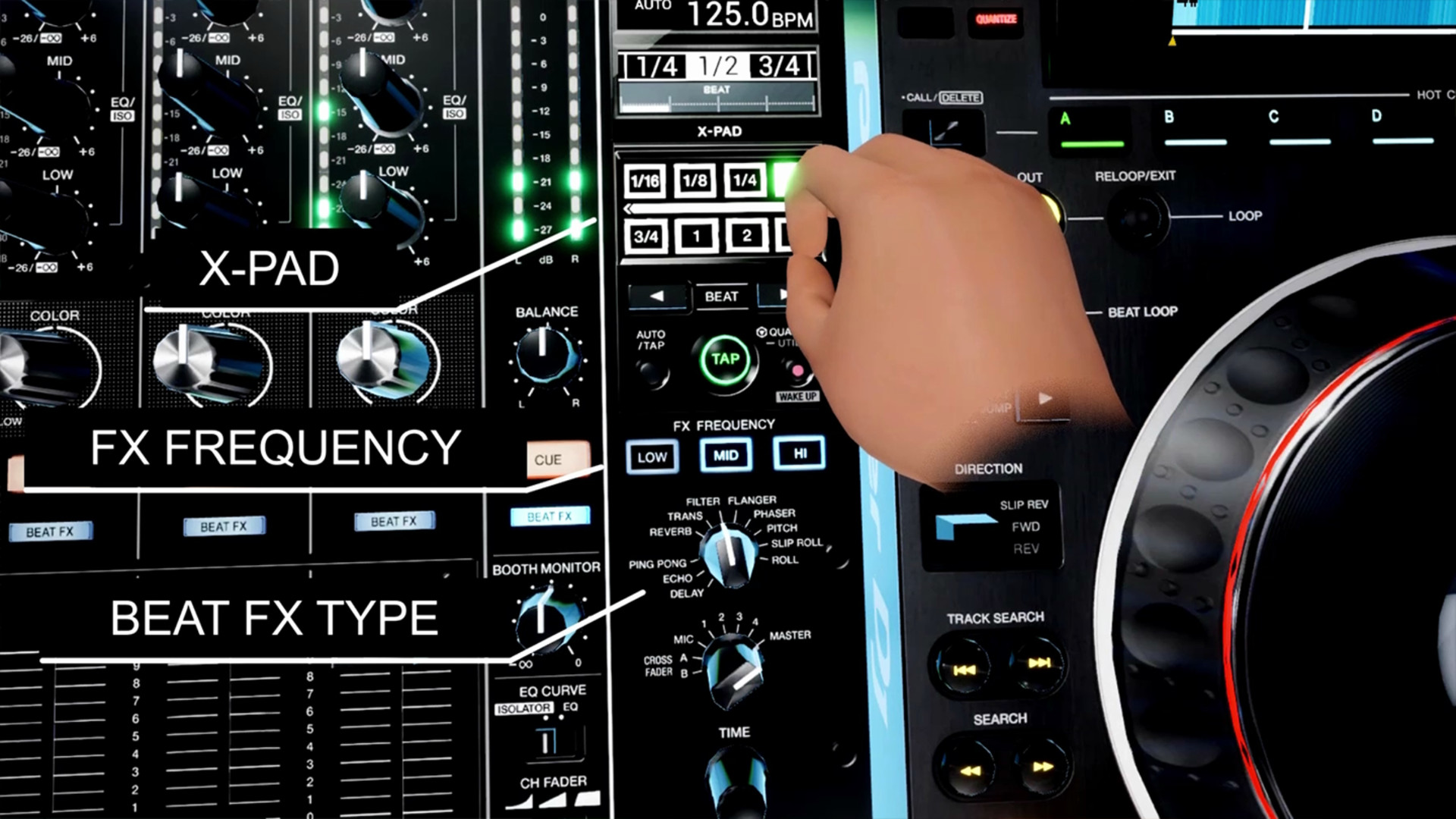 Oculus Quest game "DJ Simulator" TribeXR DJ School | DJ in VR Tribe XR - DJ in VR Oculus Meta Quest all-in-one musical game