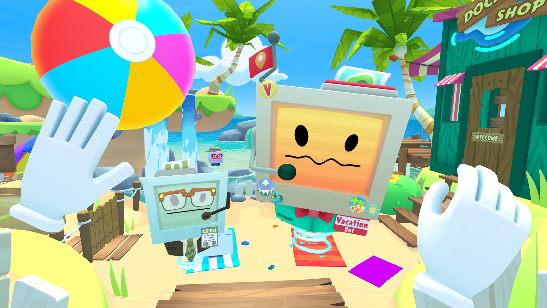 Oculus Quest game Vacation Simulator Vacation Simulator Oculus Meta Quest VR game