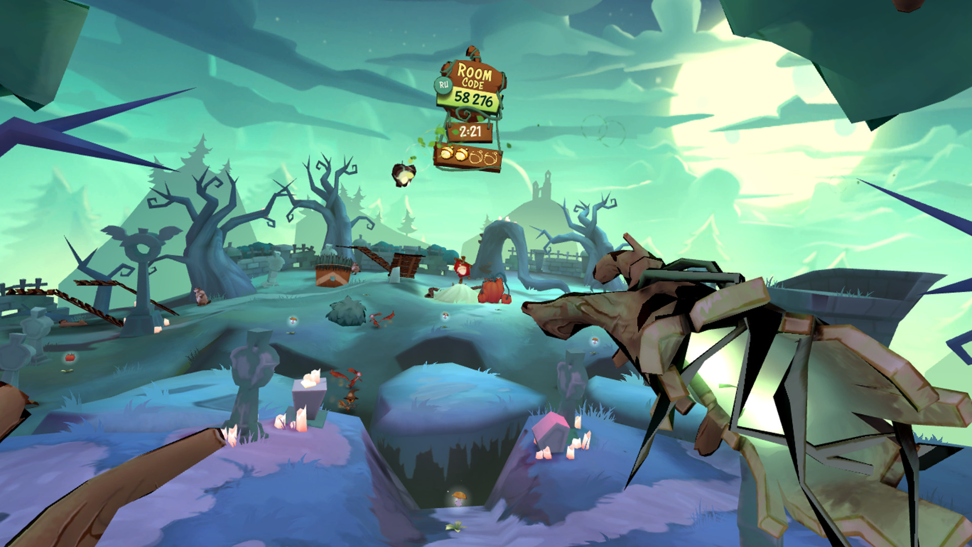 Oculus Quest 游戏《松鼠大作战》Acron Attack of the Squirrels Acron Attack of the Squirrels VR Oculus Meta Quest all-in-one multiplayer game