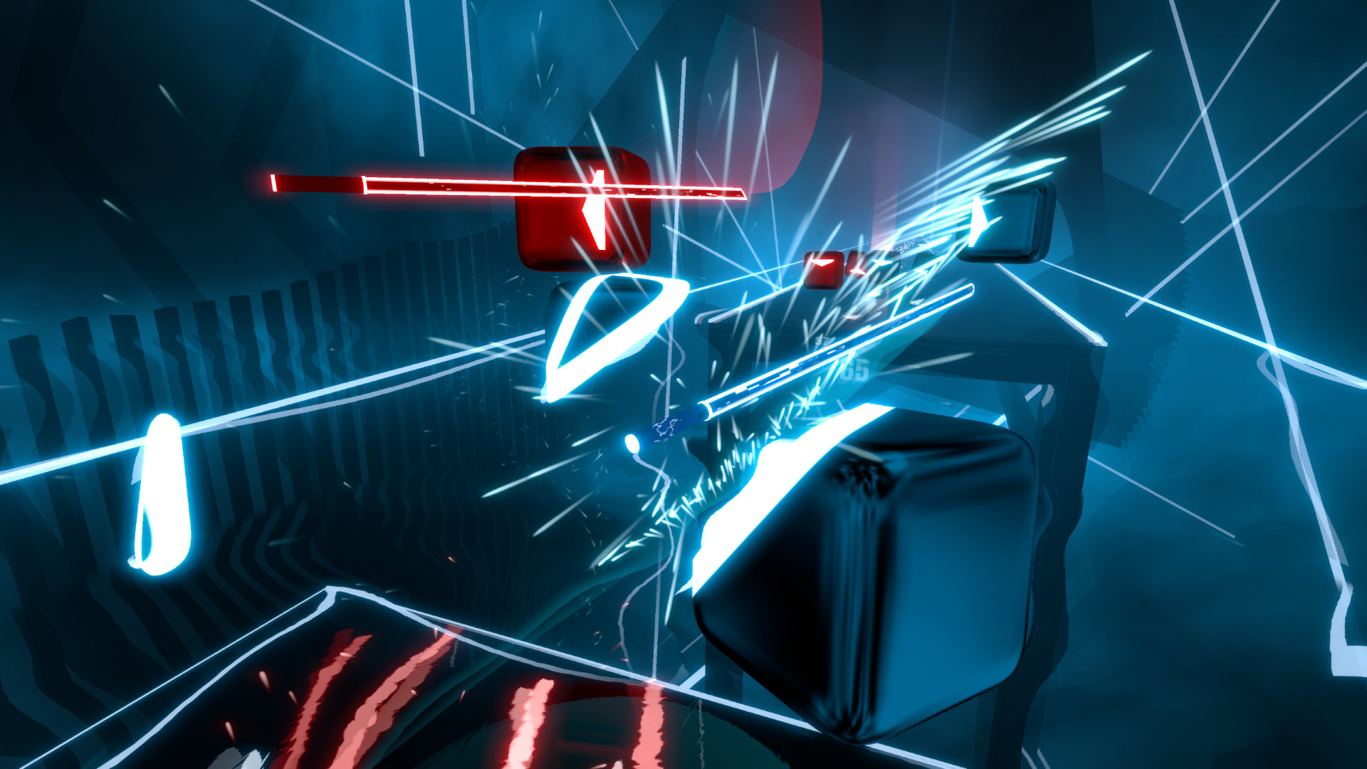 Oculus Quest 游戏《光剑节奏+DLC 解锁版》Beat Saber VR Beat Saber VR Lightsaber Rhythm + DLC unlocks Edition