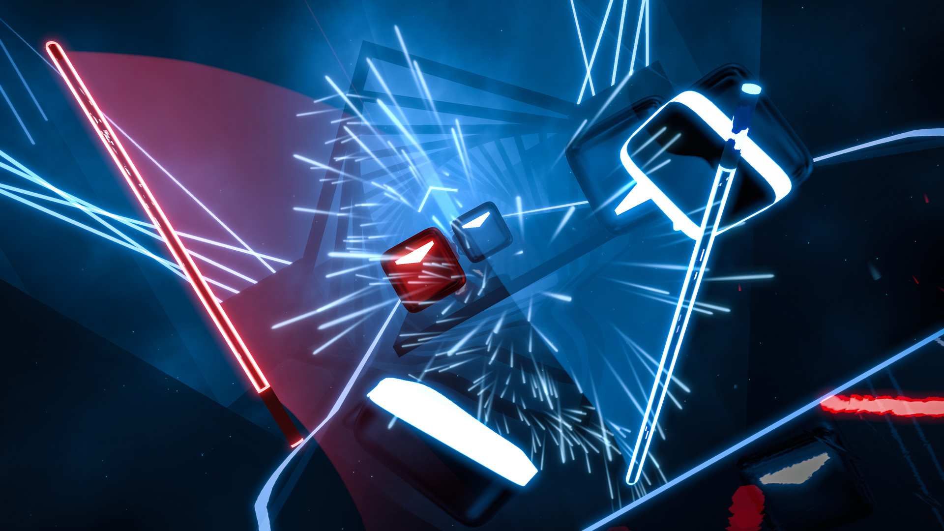 Oculus Quest 游戏《光剑节奏+DLC 解锁版》Beat Saber VR Beat Saber VR Lightsaber Rhythm + DLC unlocks Edition