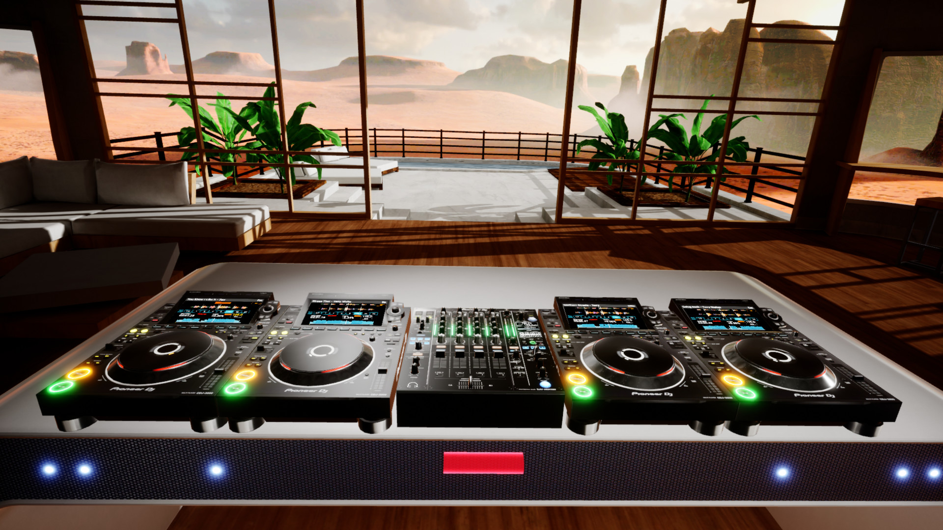 Oculus Quest game "DJ Simulator" TribeXR DJ School | DJ in VR Tribe XR - DJ in VR Oculus Meta Quest all-in-one musical game