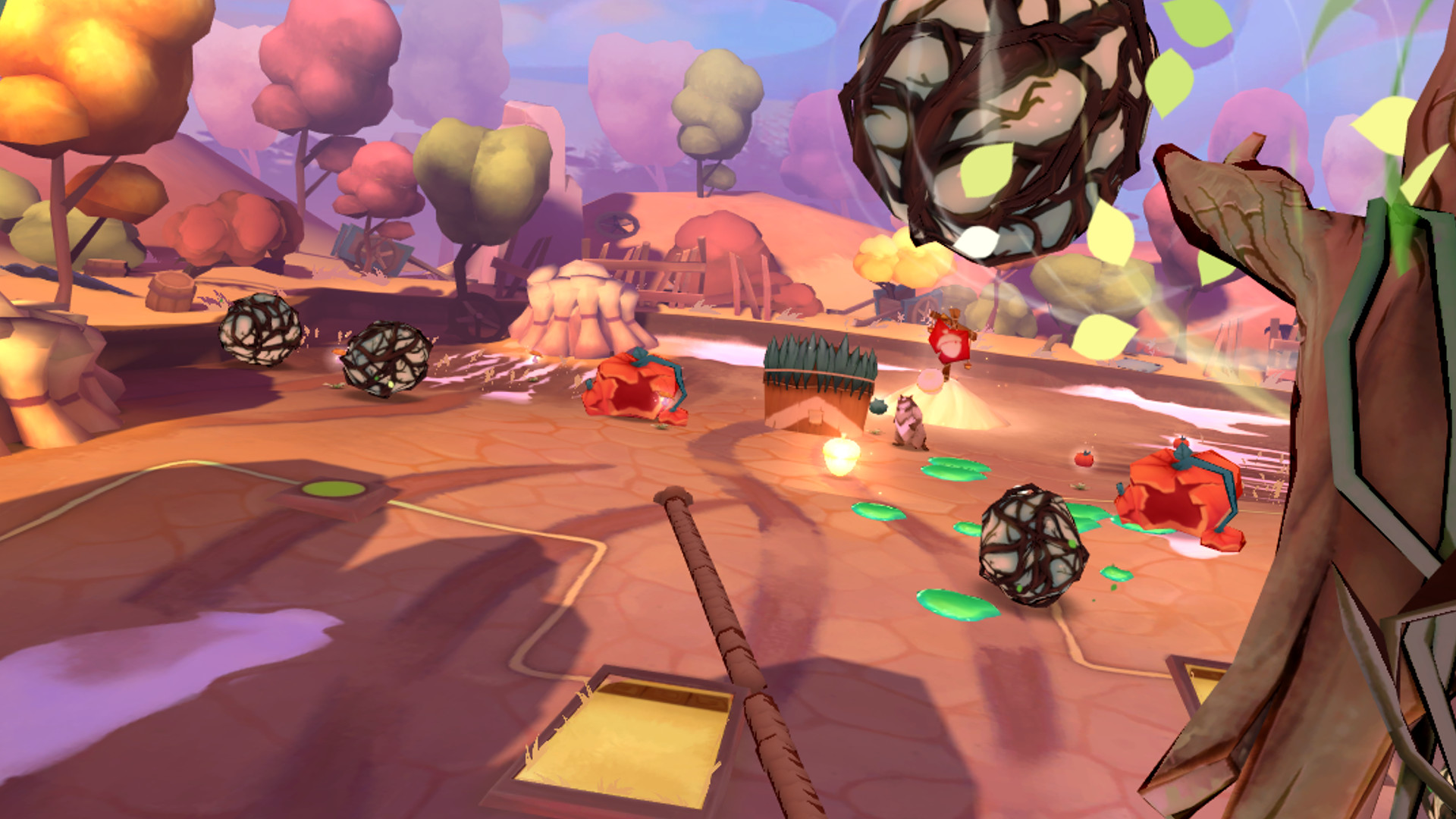 Oculus Quest 游戏《松鼠大作战》Acron Attack of the Squirrels Acron Attack of the Squirrels VR Oculus Meta Quest all-in-one multiplayer game