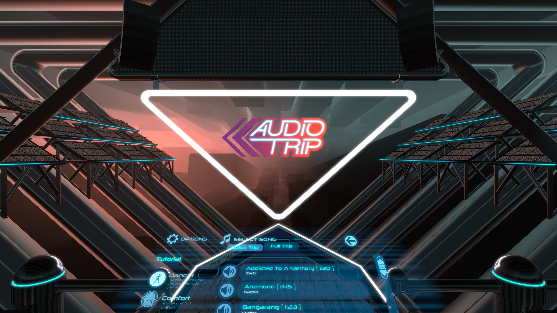 Oculus Quest 游戏《音频之旅》Audio Trip Audio Trip VR Oculus Meta Quest music rhythms game