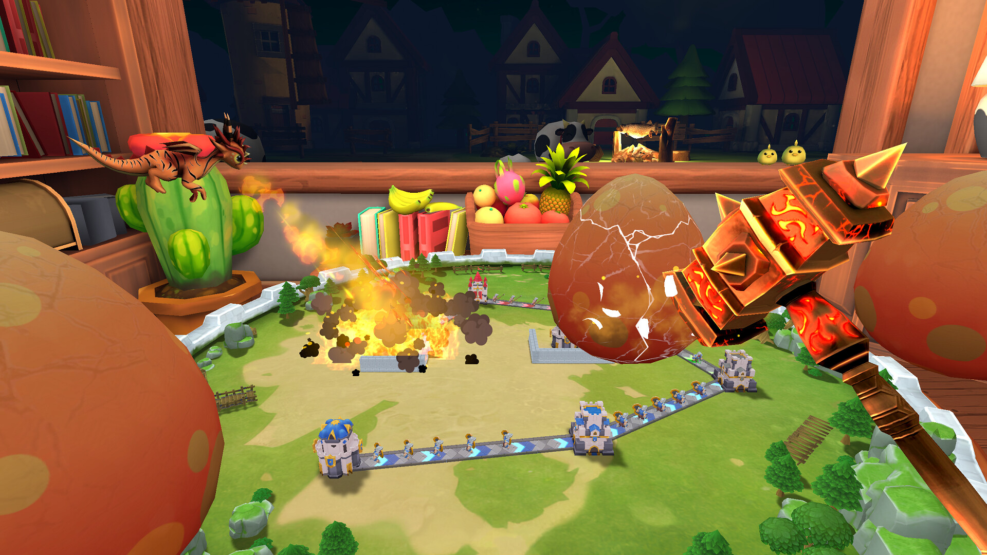 Oculus Quest game "Empire Expansion: Hero Wars VR" Tower Defender: Hero Wars Tower Defender Oculus Meta Quest VR game