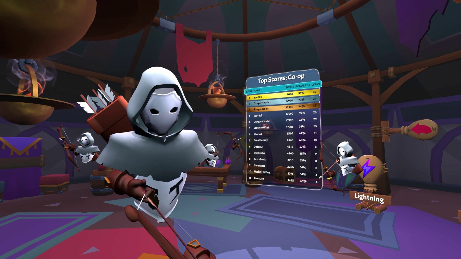 Oculus Quest 游戏《战斗弓箭手》Battle Bows Battle Bows VR Oculus Meta Quest action game