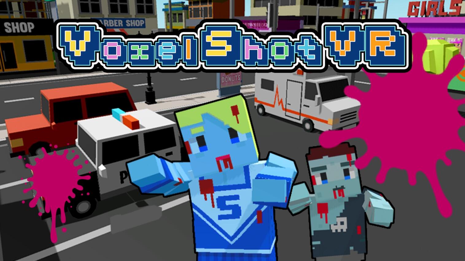 Oculus Quest 游戏《Voxel Shot VR》像素僵尸 Voxel Shot VR pixel zombies Oculus Meta Quest