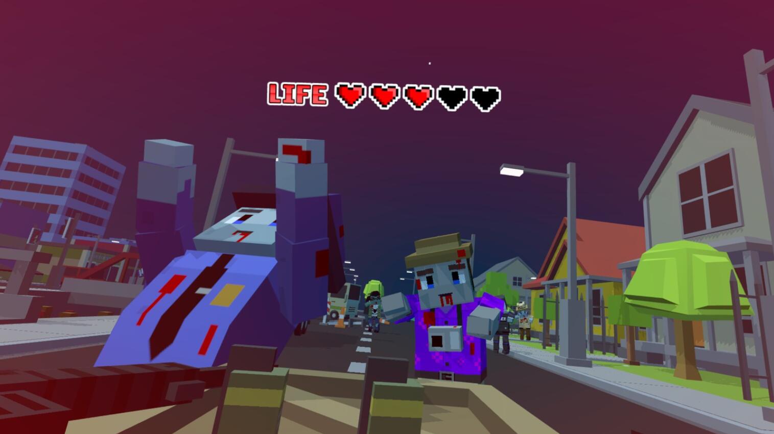 Oculus Quest 游戏《Voxel Shot VR》像素僵尸 Voxel Shot VR pixel zombies Oculus Meta Quest